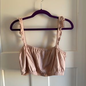 Wilfred Frill Shoulder crop top